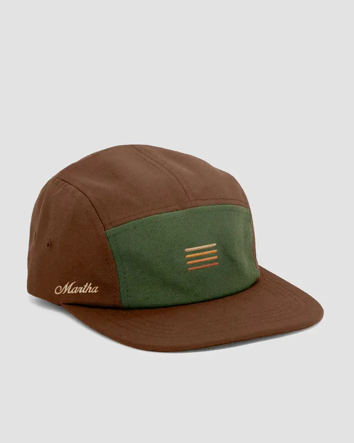 Martha Headwear Ocaso 5-Panel Hat - Brown 1