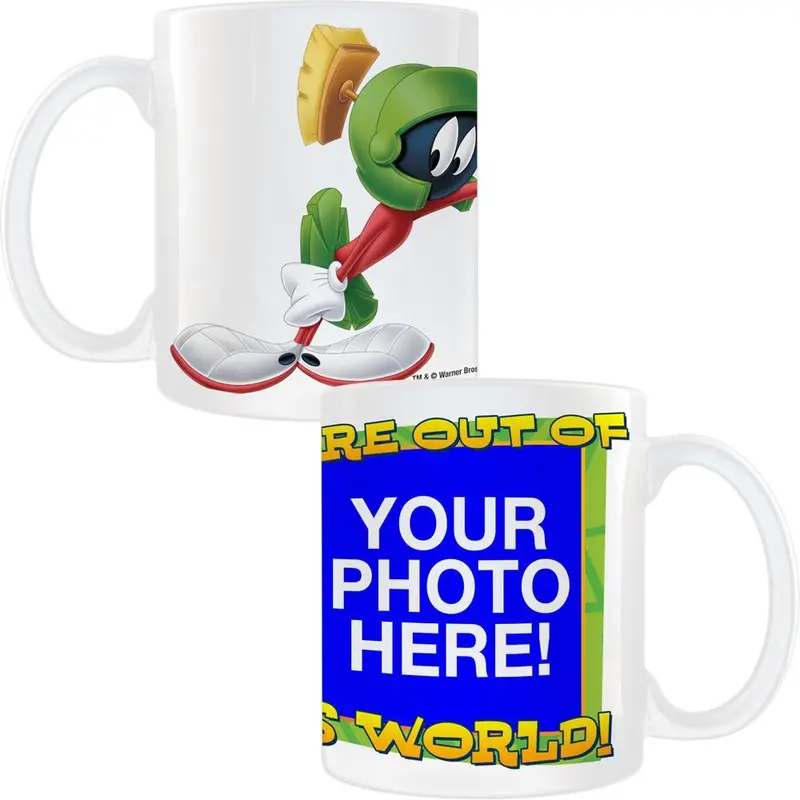 Marvin The Martian "You're Out Of This World" Customizable Photo Mug 1