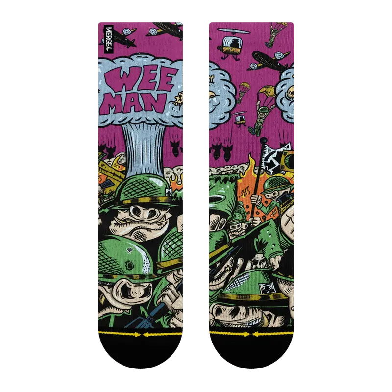 Merge4 Weeman War Pigs Crew Socks 1