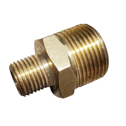 Metric Reducing Nipple 22Mm X 1/4"Mpt Brass 1