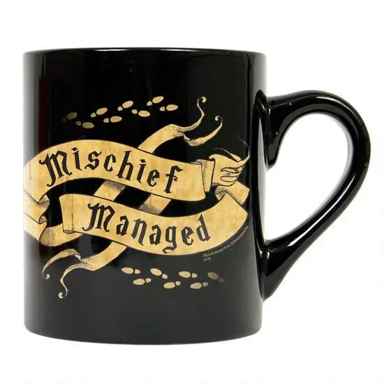 Mischief Managed&Trade; Banner Black Mug 1