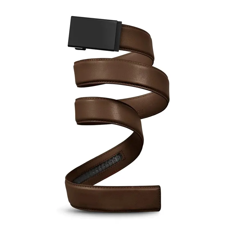 Mission Belt Polymer Buckle Black / Mocha Brown 40Mm Leather Belt 1