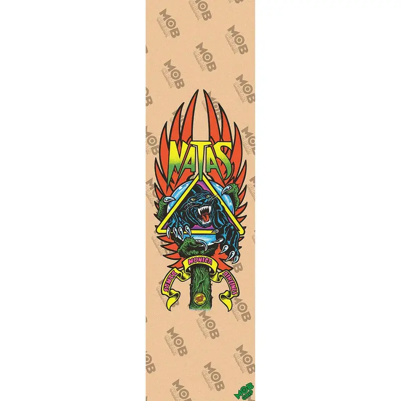 Mob X Santa Cruz Natas Panther Clear Grip 9" 1