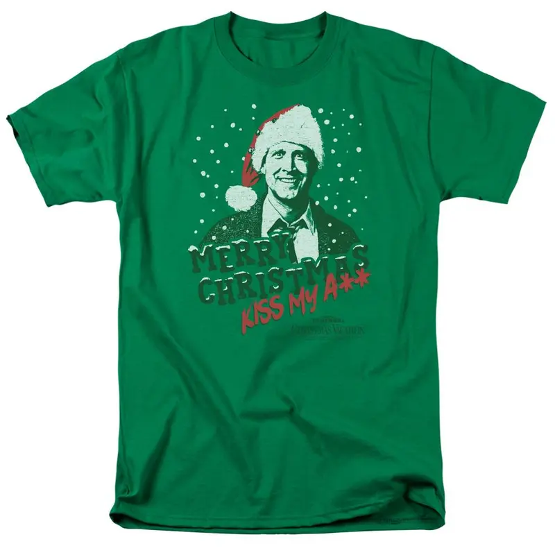 National Lampoon's Christmas Vacation Merry Christmas Kiss My A** T-Shirt 1
