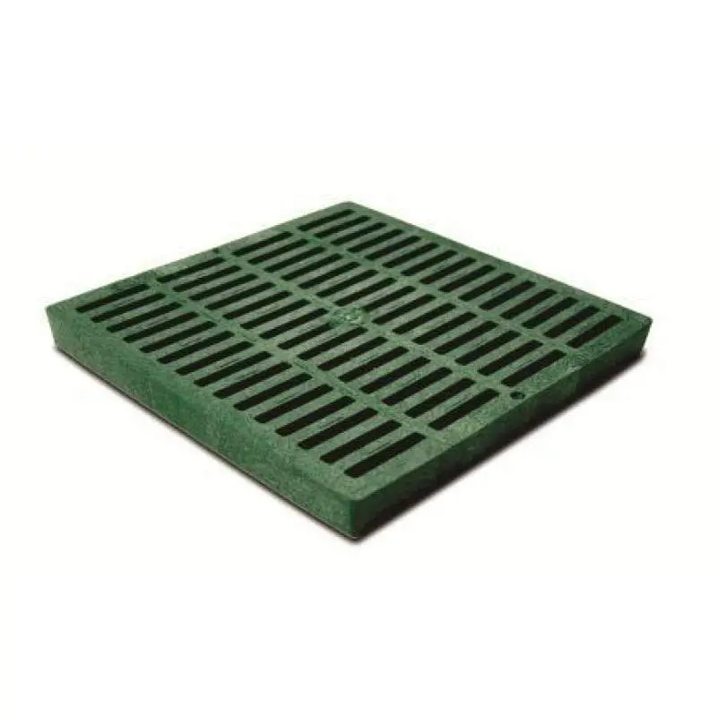 Nds - 1212 - 12" Square Catch Basin Grate, Green 1