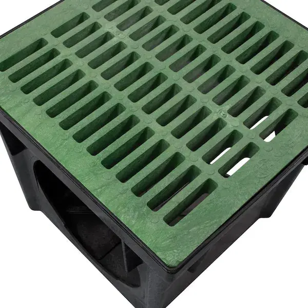 Nds - 2400Grkit - 24'' Square 2-Hole Basin Kit (Green Grate) 2