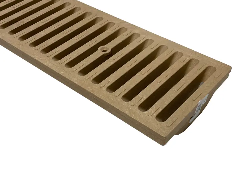 Nds - 664 - 2' Dura Slope Plastic Channel Grate, Sand 1