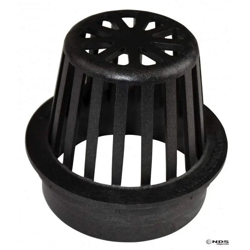 Nds - 78 - 4" Round Atrium Grate, Black 1