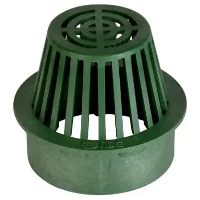 Nds - 80 - 6" Round Atrium Grate, Green 1