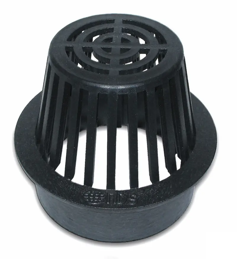 Nds - 90 - 6" Round Atrium Grate, Black 1
