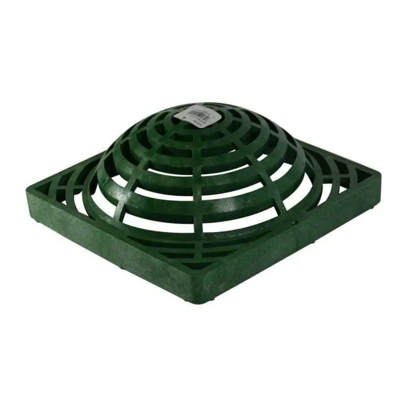 Nds - 991 - 9" X 9" Square Atrium Grate, Green 1