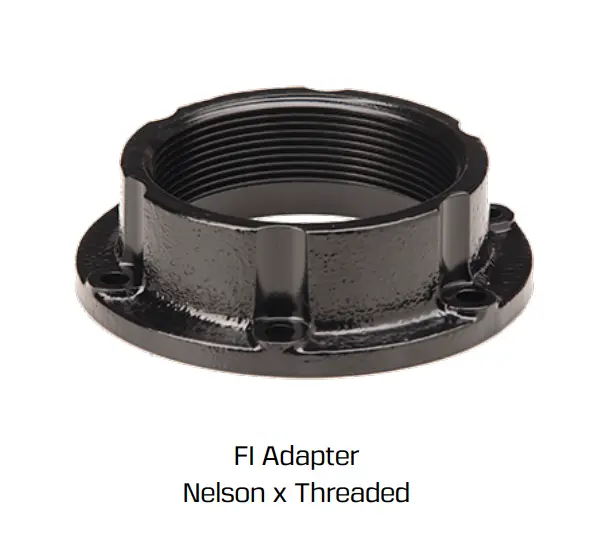 Nelson Big Gun Sprinkler - 200 Series 4'' Fpt Fl Adapter - 9127 1