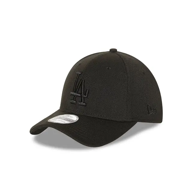 New Era Los Angeles Dodgers Black On Black 39Thirty Stretch Fit 1