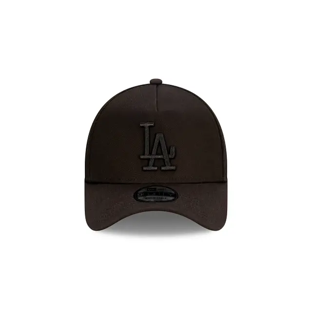 New Era Los Angeles Dodgers Black On Black 9Forty A-Frame Snapback 1