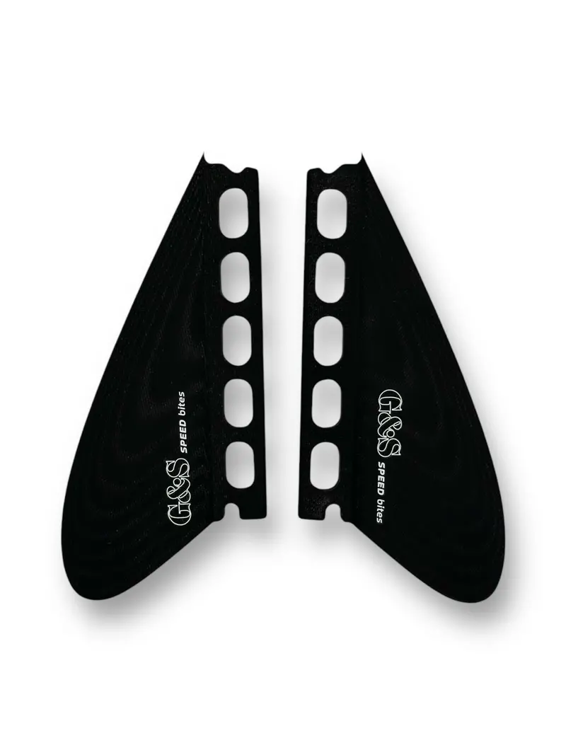 New! G&S Speed Bites - 2" X 4.75" Side Fins By Nvs - Futures 1