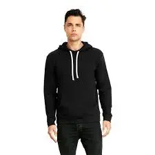 Next Level Fleece Pullover Hoodie Black 1