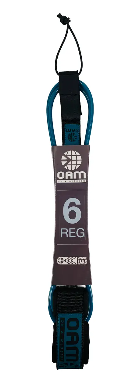 Oam 6' Regular Leash - Made In Usa- Dark Teal 1