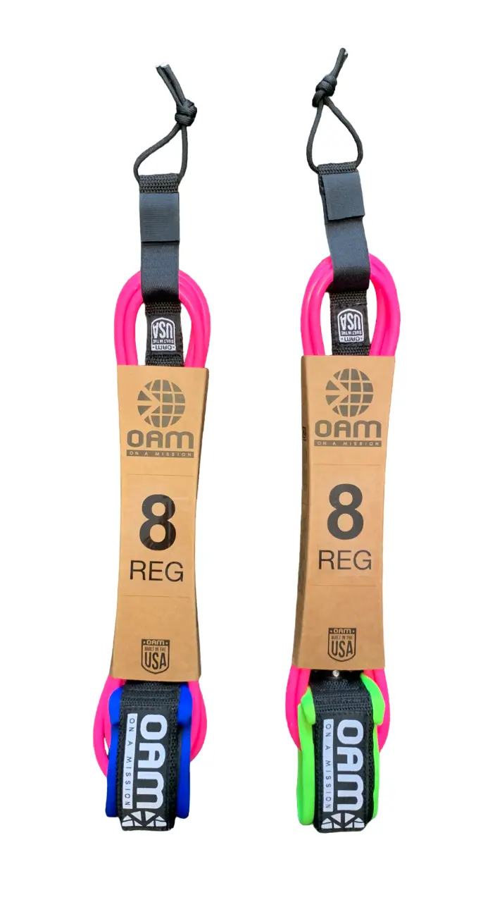 Oam 6' Regular Leash - Made In Usa-Pink 1