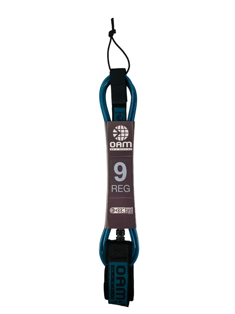 Oam 9' Surfboard Leash Dark Teal 1