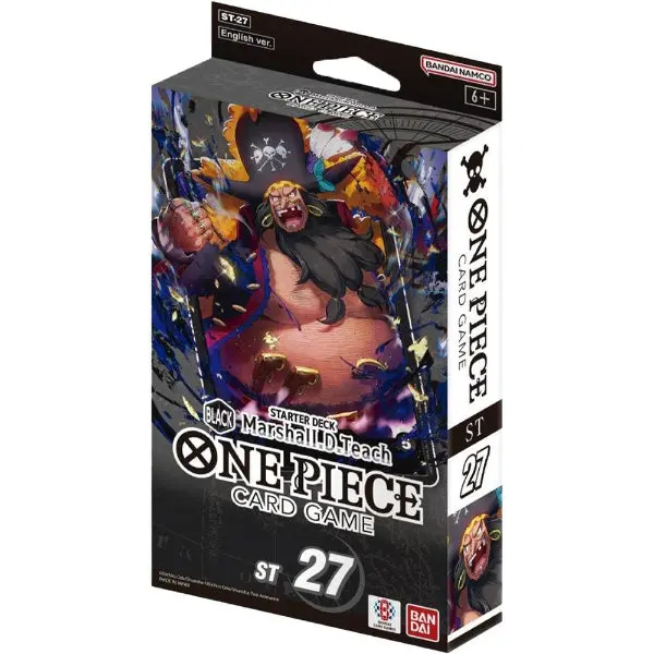One Piece Tcg: Black Marshall.D.Teach [St-27] 1