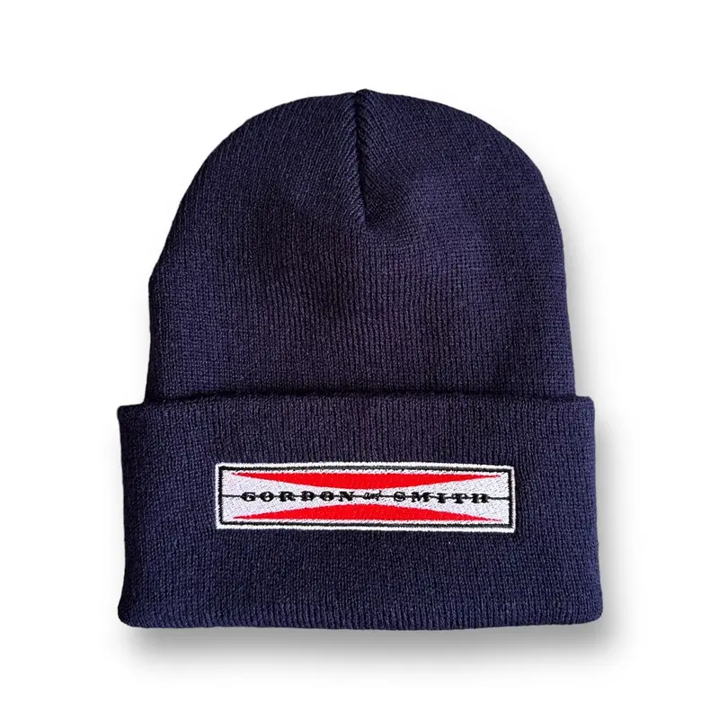Original Bar Logo Beanie - Navy Blue 1