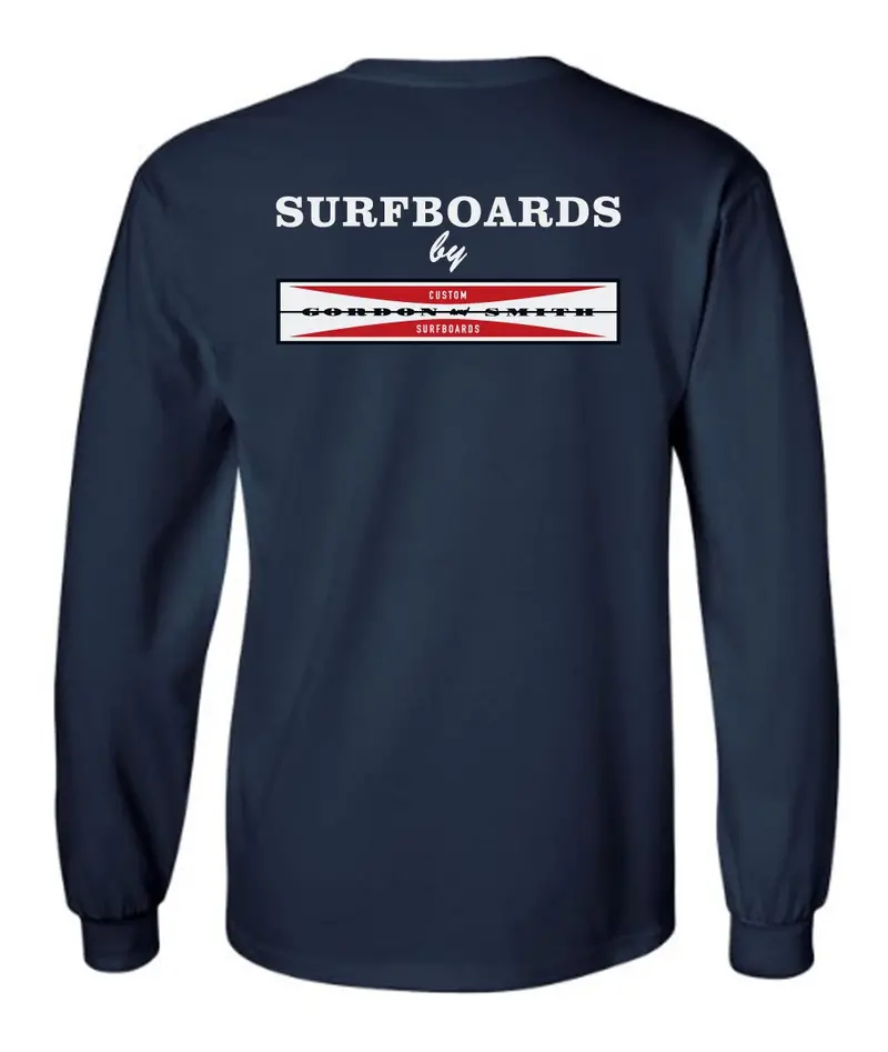 Original Logo Long Sleeve - Navy Blue 1