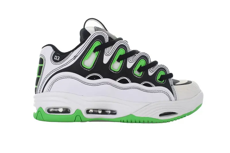 Osiris D3 2001 - White/Black/Green 1