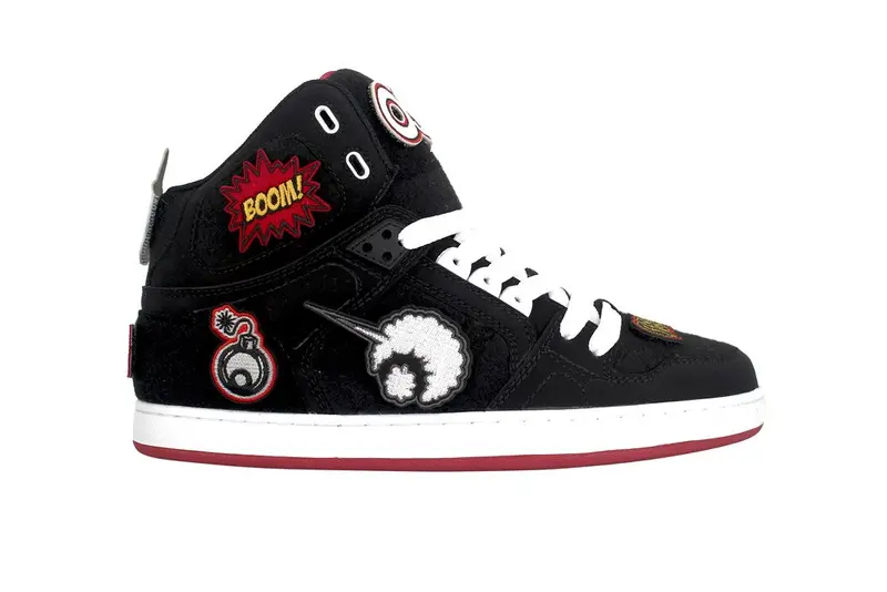 Osiris Nyc 83 Clk - Black/Red/Velcro 1