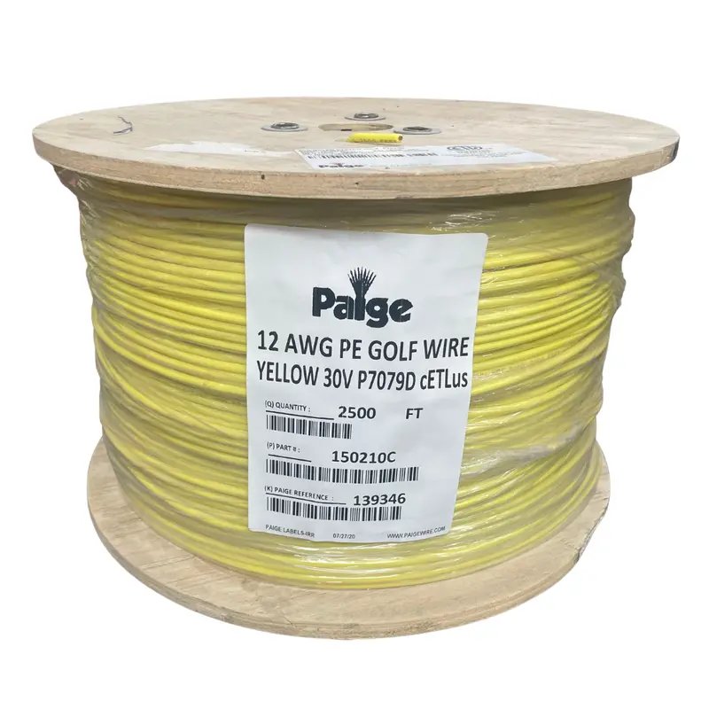 Paige - 12/1 X 2500' - 12 Awg Underground Sprinkler Wire (Yellow) 1