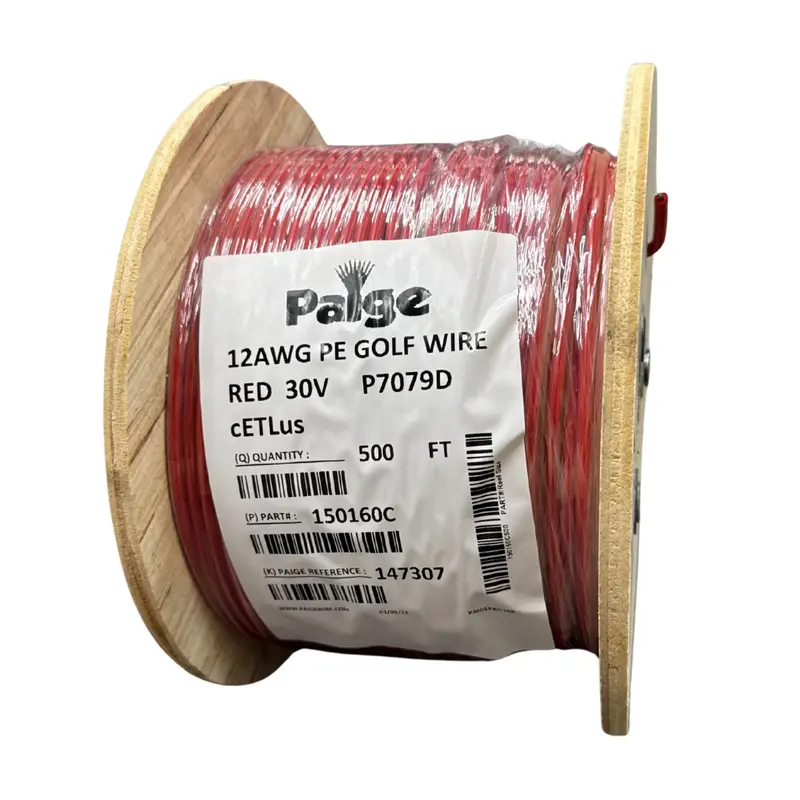 Paige - 12/1 X 500' - 12 Awg Underground Sprinkler Wire (Red) 1