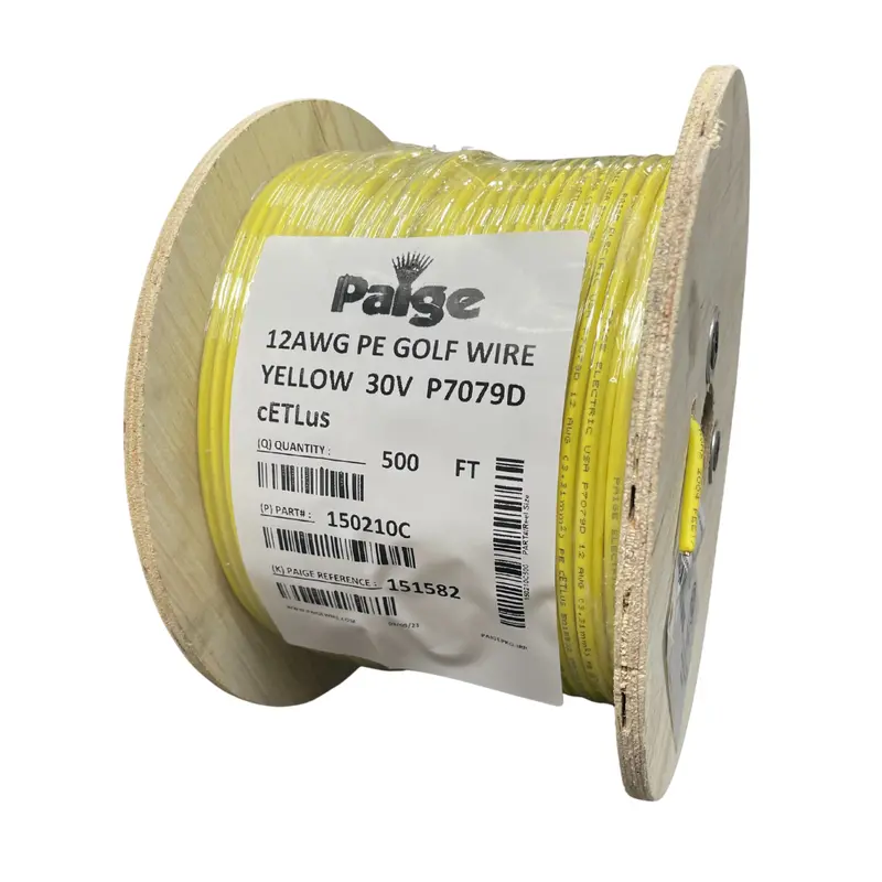 Paige - 12/1 X 500' - 12 Awg Underground Sprinkler Wire (Yellow) 1