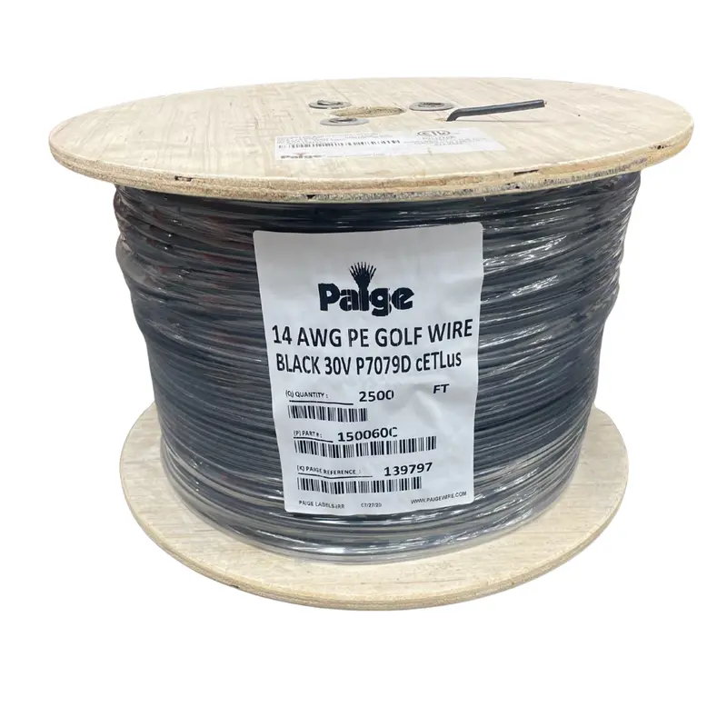 Paige - 14/1 X 2500' - 14 Awg Underground Sprinkler Wire (Black) 1