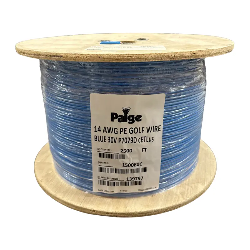 Paige - 14/1 X 2500' - 14 Awg Underground Sprinkler Wire (Blue) 1