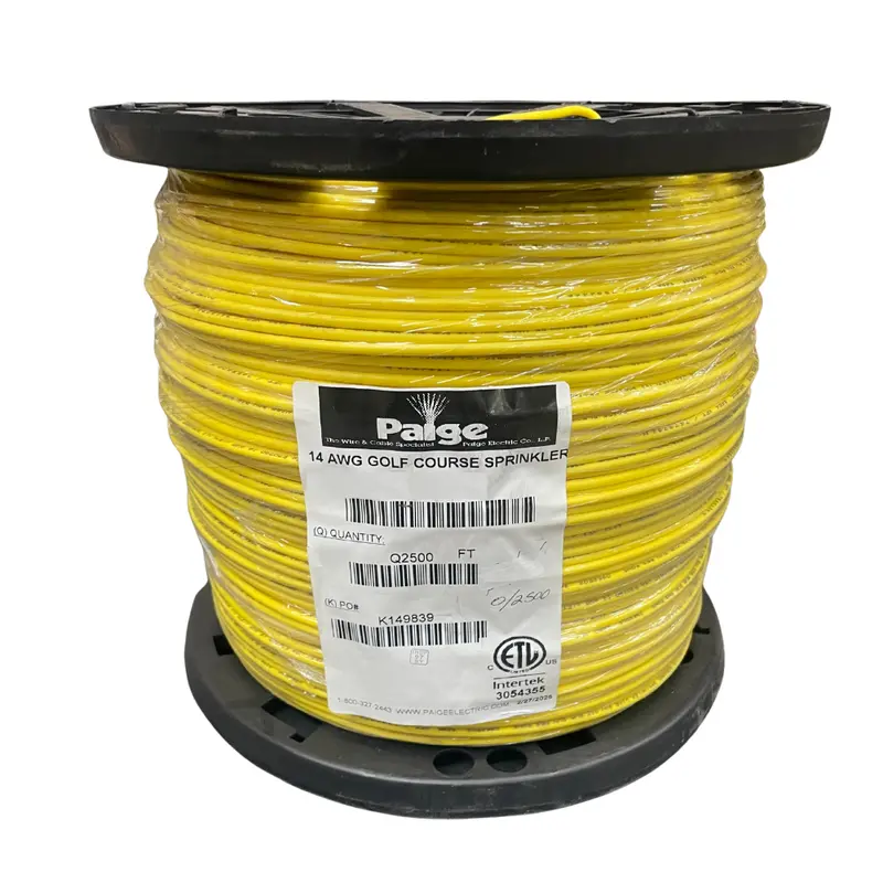 Paige - 14/1 X 2500' - 14 Awg Underground Sprinkler Wire (Yellow) 1