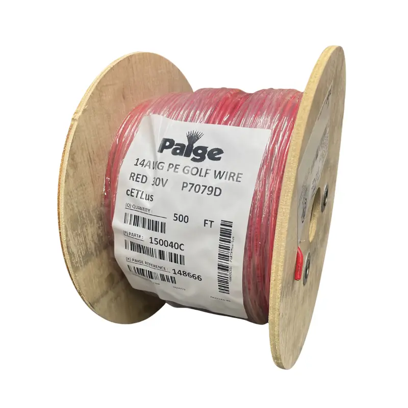 Paige - 14/1 X 500' - 14 Awg Underground Sprinkler Wire (Red) 1