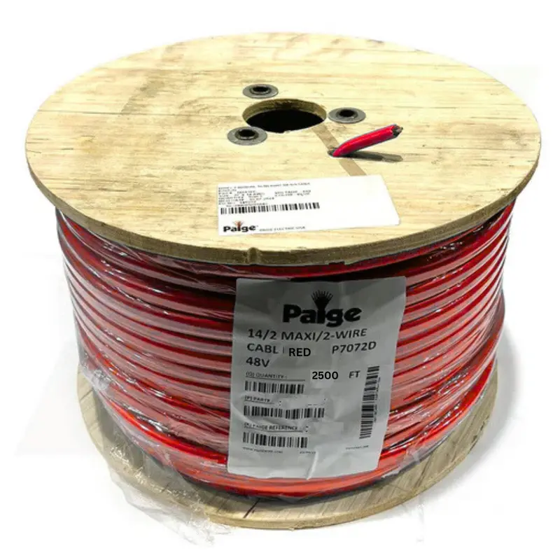 Paige - 14/2 X 2500' - 14 Awg 2-Conductor Maxi Wire Decoder Cable (Red) 1