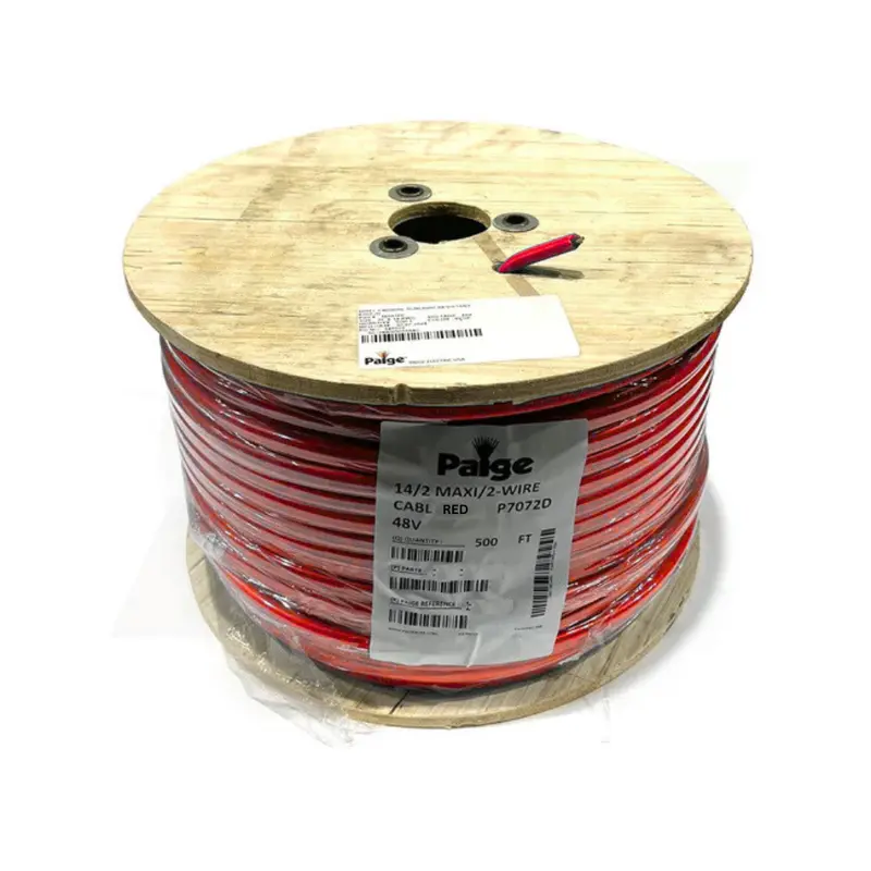 Paige - 14/2 X 500' - 14 Awg 2-Conductor Maxi Wire Decoder Cable (Red) 1