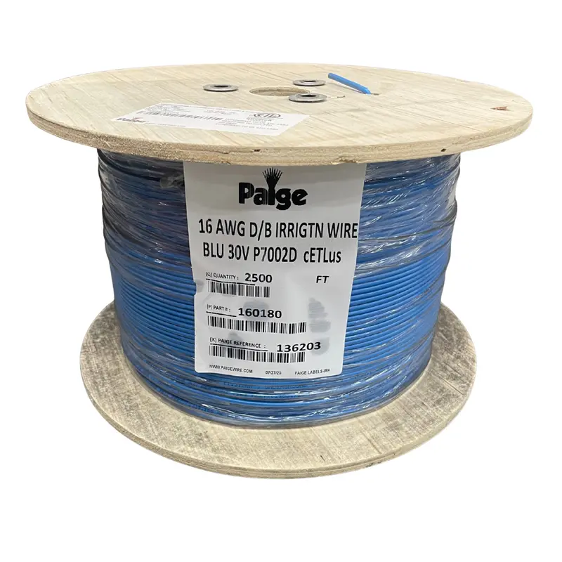 Paige - 16/1 X 2500' - 16 Awg Underground Sprinkler Wire (Blue) 1