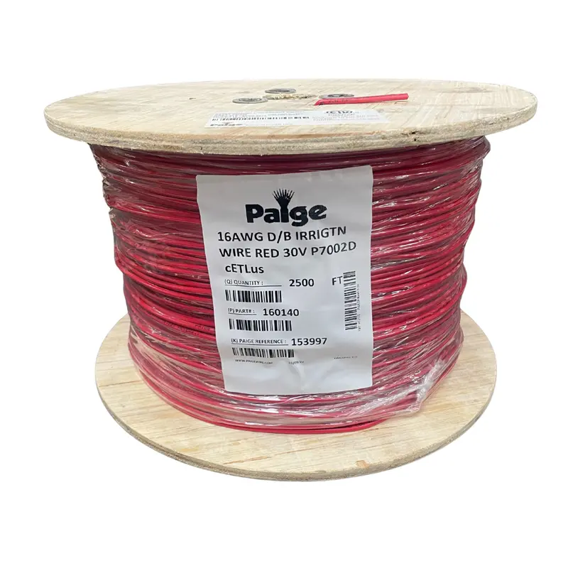 Paige - 16/1 X 2500' - 16 Awg Underground Sprinkler Wire (Red) 1