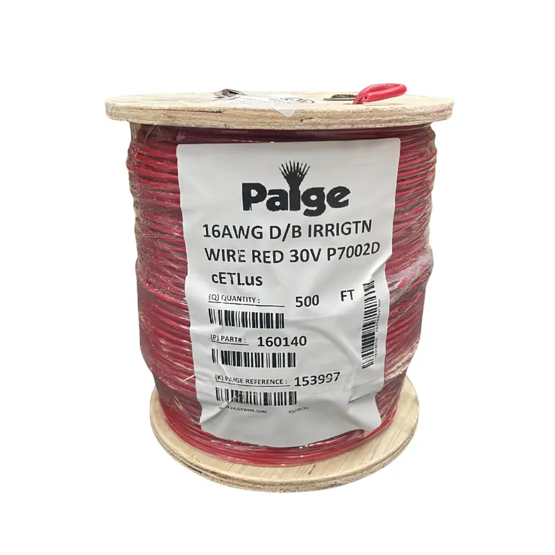 Paige - 16/1 X 500' - 16 Awg Underground Sprinkler Wire (Red) 1
