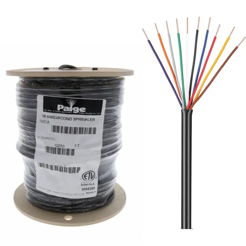 Paige - 18/10 X 250' - 18 Awg 10 Conductor Underground Sprinkler Wire 1