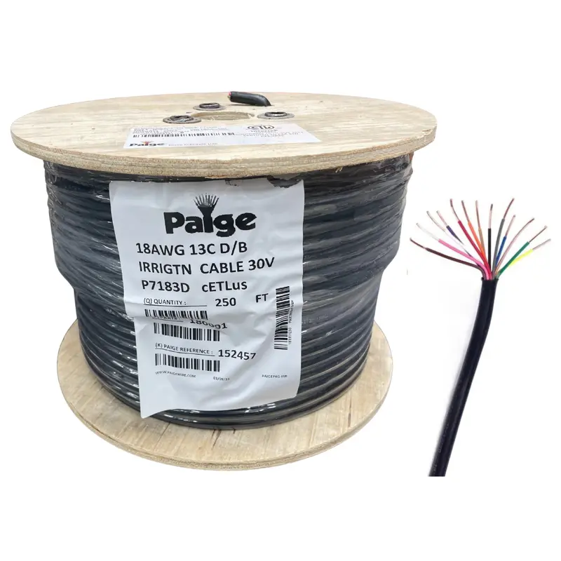 Paige - 18/13 X 250' - 18 Awg 13 Conductor Underground Sprinkler Wire 1