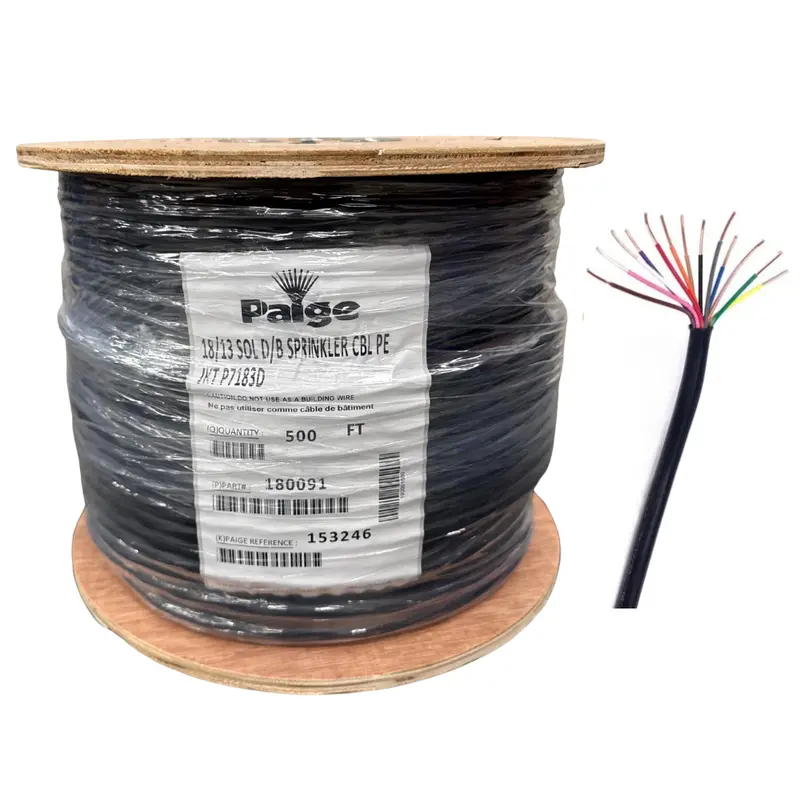 Paige - 18/13 X 500' - 18 Awg 13 Conductor Underground Sprinkler Wire 1