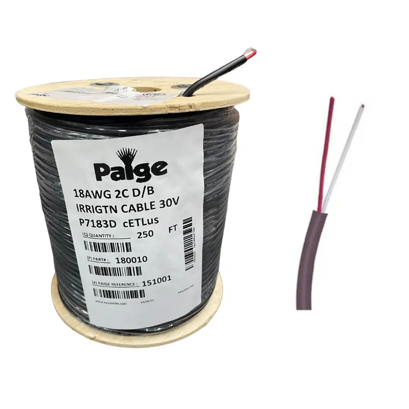 Paige - 18/2 X 250' - 18 Awg 2 Conductor Underground Sprinkler Wire 1