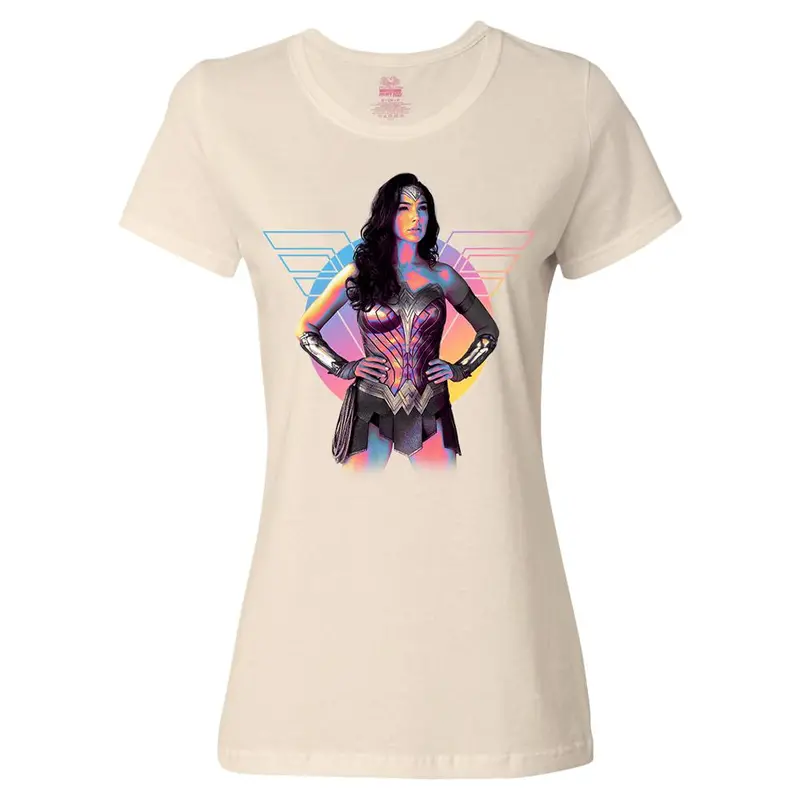 Pastel Stance Women's White T-Shirt From Wonder Woman 1984 1