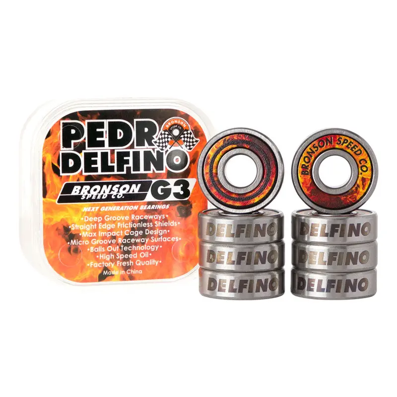 Pedro Delfino G3 Bronson Skateboard Bearings 1