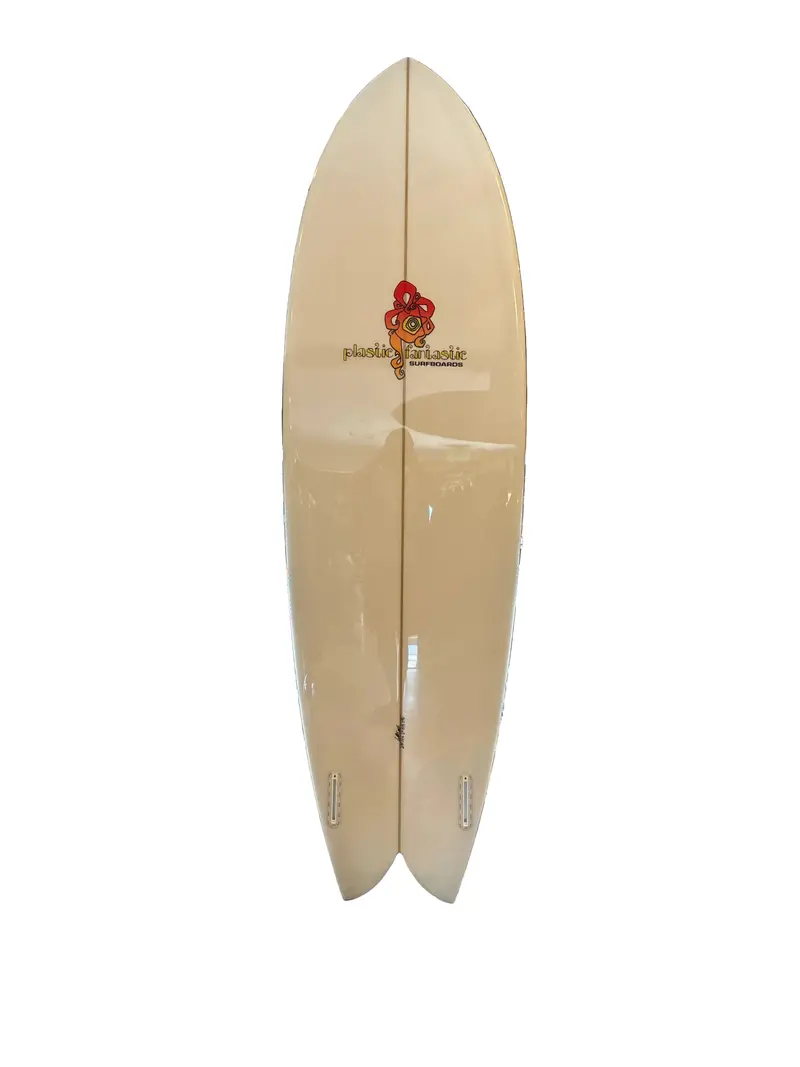 Plastic Fantastic 6’6 X 21 1/2 X 2 7/8 Fish Surfboard 1