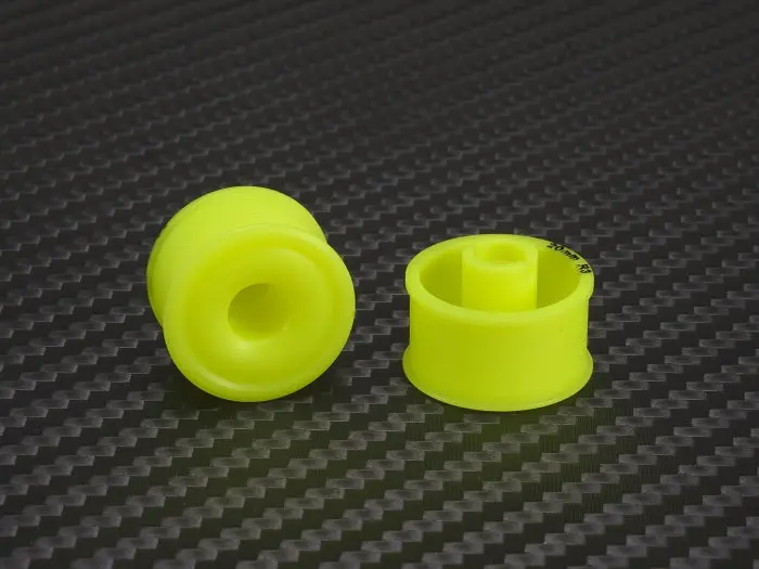 Pn Racing: 11X20mm Flanged Wheel, 3Mm Offset (Yellow) 1