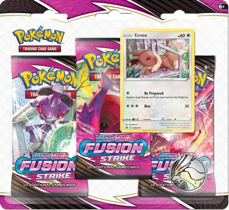 Pokemon: Fusion Strike 3-Pack Blister 1