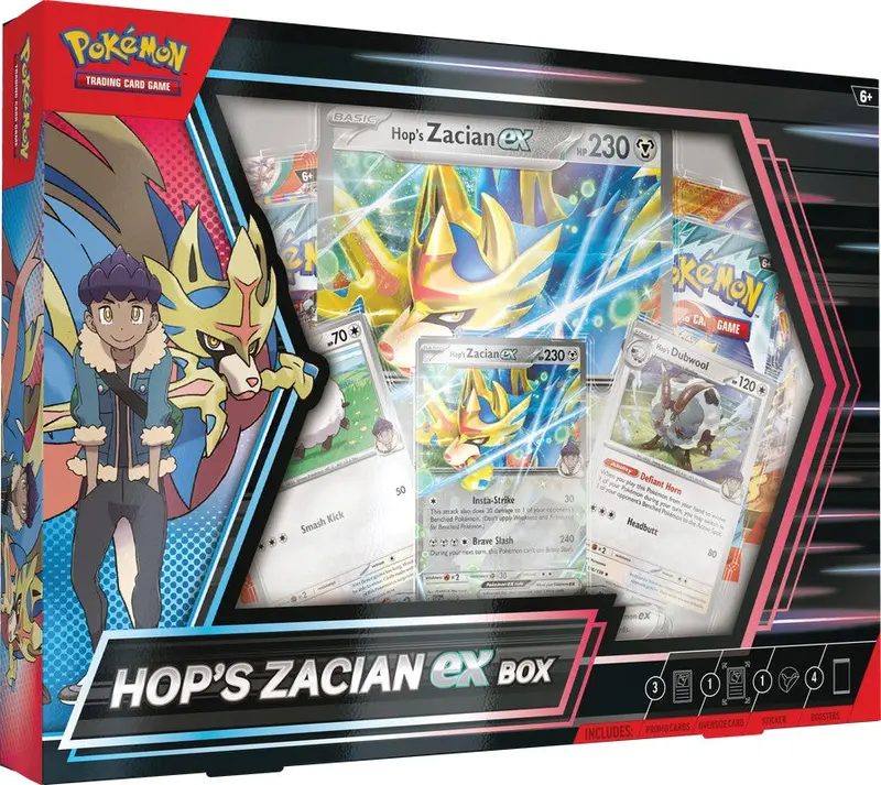 Pokemon: Hop's Zacian Ex Box 1